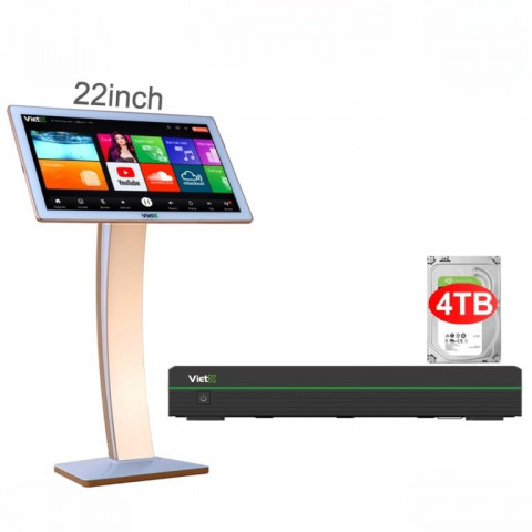 Bộ VietK Pro 4TB + Màn hình 22 inch