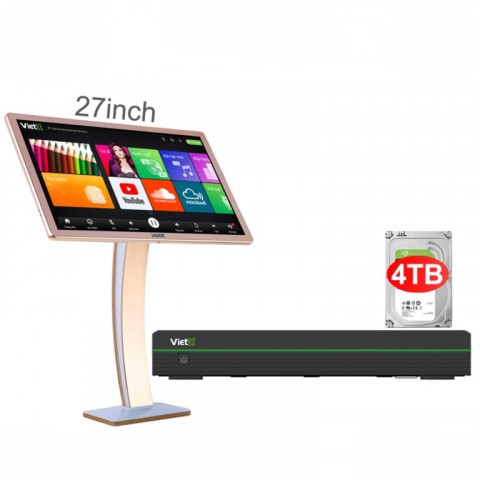 Bộ VietK pro 4TB + Màn 27 inch